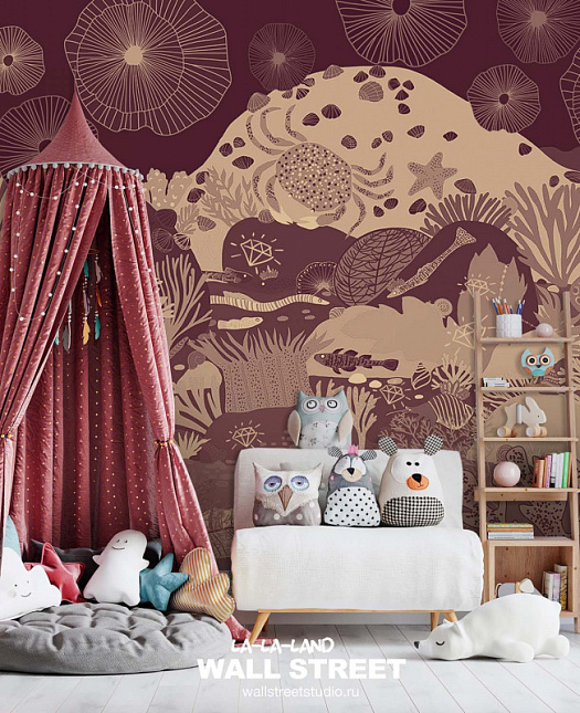 Фотообои в интерьере артикул La-La-Land 6, LA-LA-LAND, Wall street