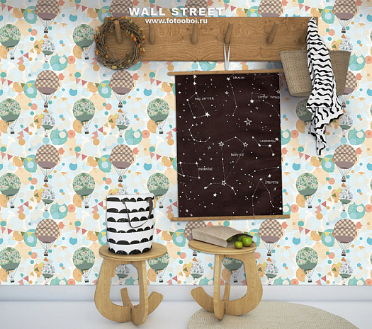 Фотообои в интерьере артикул BonVoyage 26, BON VOYAGE, Wall street Фотообои в интерьере артикул BonVoyage 26, BON VOYAGE, Wall street